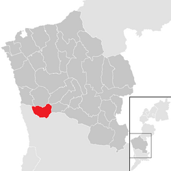 Location within Oberwart district