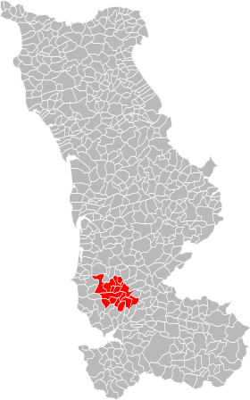 Localisation de Communauté de communesdu Pays hayland