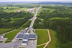 Luhamaa border crossing.