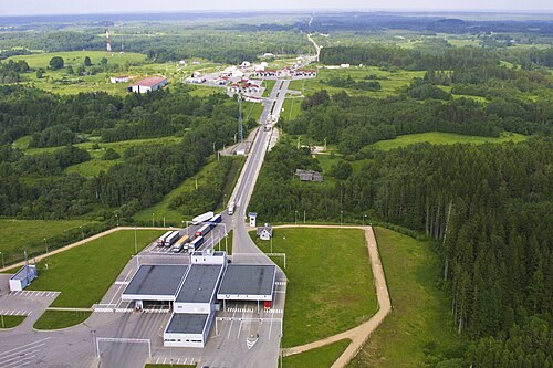 Vaade Luhamaa piiripunktile õhust (2005)