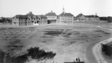 Macdonald Campus under construction in 1906 MacdonaldCollege1906.gif