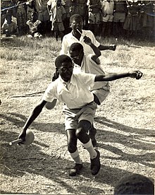 Boys dancing Malipenga