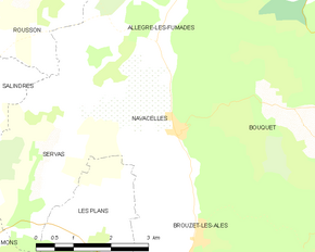 Poziția localității Navacelles