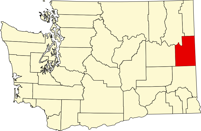 File:Map of Washington highlighting Spokane County.svg