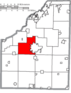 Location of Plain Township in Wood County