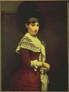 Portret van een jonge Joodse vrouw (ca. 1883)