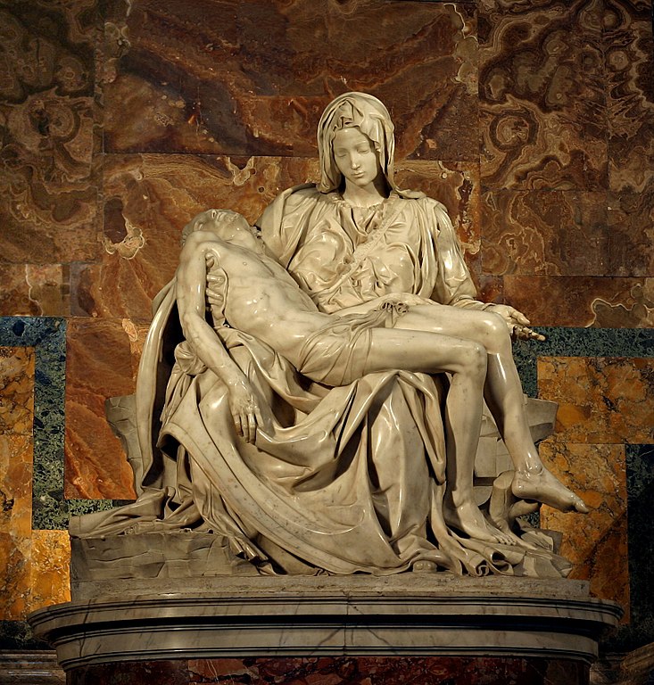 Pietà, Michelangelo Buonarroti, 1498-1499.