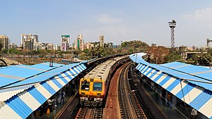 Mumbai Suburban Railway Sandhurst Road station in 2016