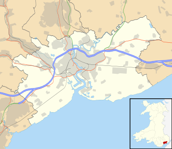 Mapa konturowa Newport