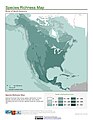 Species richness map (birds)