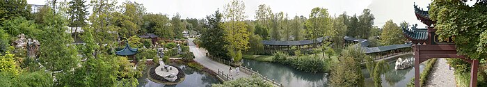 Panoramic view of the Chinese Garden