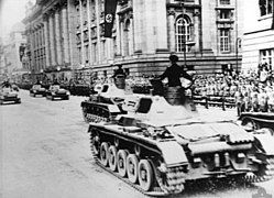 Panzer III Ausf. A on parade (1938)