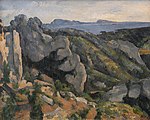 Paul Cézanne - Rochedos em L'Estaque