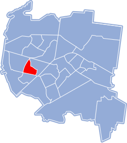 Location of Słoneczny Stok within Białystok