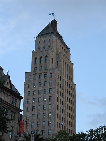The Price Building, in the old city of Quebec ...