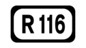 R116 road shield}}