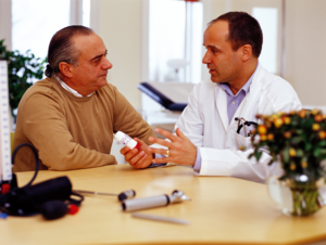Conversation between patient and doctor