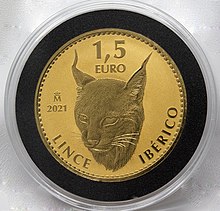 Back Lynx of gold