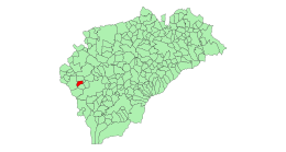 Aldehuela del Codonal – Mappa