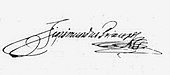 signature de Sigismond Ier Báthory