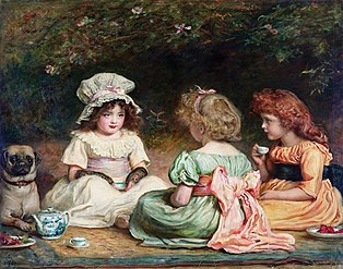 John Everett Millais, Afternoon Tea (The Gossips), 1889.