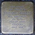 Stolperstein für Johanna Hannes (Obenmarspforten 13)