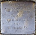 Stolperstein für Philipp Sperber (Zwirner Straße 33)