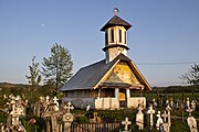 Wooden church in Târgu Gângulești