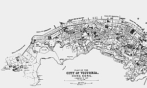 Plan of the City of Victoria, Hong Kong.