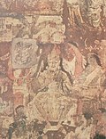 The Consecration Of King Sinhala-Prince Vijaya (Detail From The Ajanta Mural Of Cave No 17).jpg