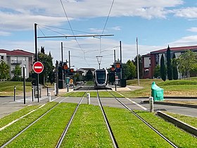 Imatge illustratiu de l'article Plaça Jòrdi Brassens (tramvai de Tolosa)