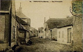 la rue principale, au début du XXe siècle.