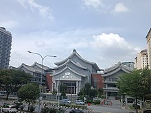 Main hall at Tzu Chi Foundation Tzu Chi KL Jing Si Hall (220710).jpg