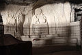 Relief des Christus im Sanktuar in der Höhle des Schenuda (Schenute)