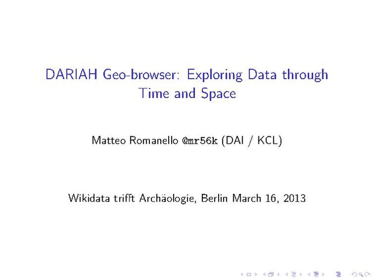 Datei:Wikidata trifft Archäologie - DARIAH Geo-browser - Romanello.pdf