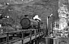 A coal train emerging from Woodhead Tunnel in April 1950