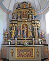 Kapelle auf dem Biel (Zeneggen): Altar mit den 14 Nothelfern[23][24]