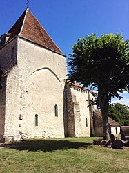 The church of Saint-Martin, in Corquoy