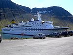 Als Spirit of Adventure in Ísafjörður, Island