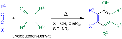 Reaktionsschema Danheiser-Benzanellierung