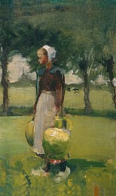 The Milkmaid (Study), 1888-1889