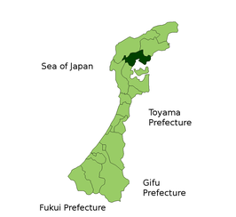 Situering van Anamizu in de prefectuur Ishikawa