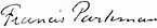 Francis Parkman, podpis (z wikidata)
