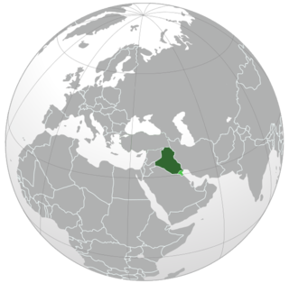 Localização de Iraque Baathista