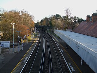 Beckenham Hill stn high southbound.JPG