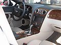 Interior del Bentley Continental GT.