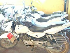 Bikes used by Bangalore Traffic Police.