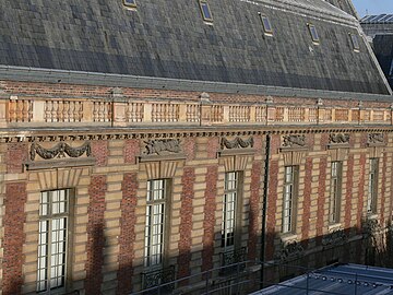 Garden gallery of the Hôtel Tubeuf