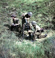 Canadian mortar team in action in France, c. 1944. Canadianmortarteam.jpg