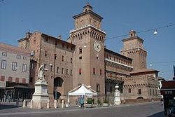 Az Este-kastély (Castello Estense)